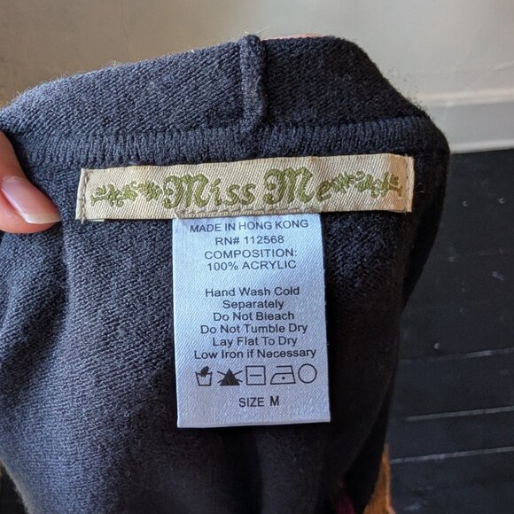 miss me y2k embroidered hoodie ALT ASO miley stewart hannah montana (small) - Picture 9 of 9